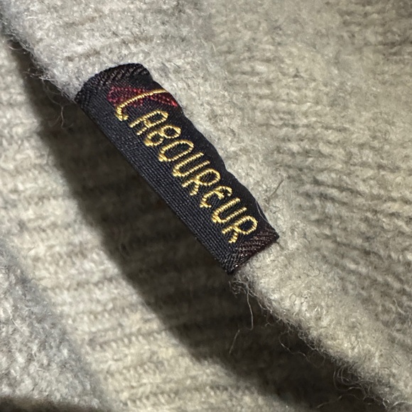 La Laboureur Women's beige Turtleneck Sweater - Picture 4 of 7